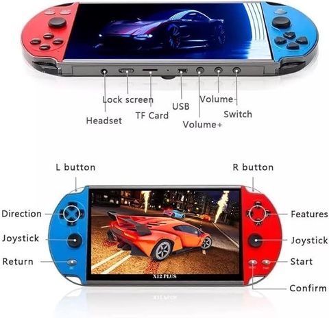 Nintendo Switch SONY PlayStationPortable PSP-3000 PW NextTech X7 PSP Game Console:Unlock The Power of 1000+ Games and