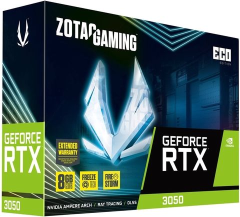 ZOTAC GAMING GEFORCE RTX 3050 ECO GDDR6 8 GB NVIDIA Chipset 128