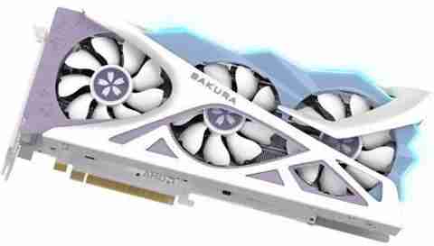 Yeston Radeon RX 6800 XT Sakura Edition compatible ARGB light