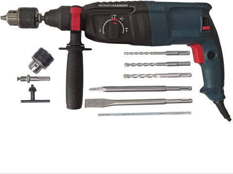 ZX PWR ROTARY HAMMER DRILL 26MM WITH 13MM CHUCK AND ADAPTOR ZX2-26