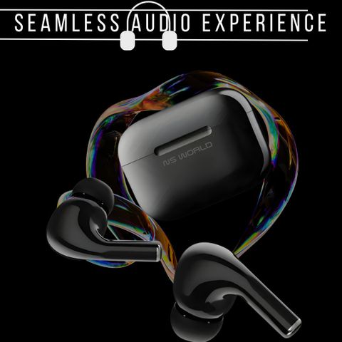 NS WORLD Maverix TWS Earbuds, 20H Playtime,IPX5, v5.1,Voice