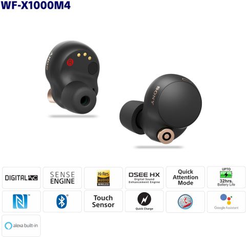 SONY WF-1000XM4 with 36 Hrs Playtime and Industry Leading Noise