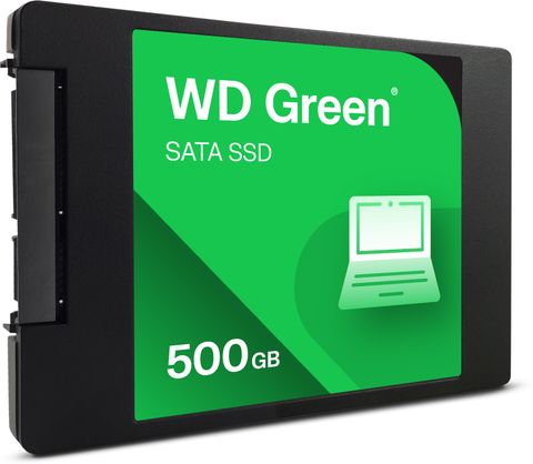 SanDisk WD Green SATA 500 GB Desktop, Laptop Green, Black SATA