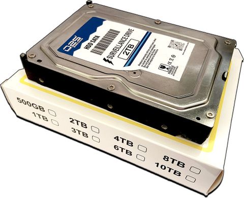 D25 Video 2TB SATA Hard Disk for HIKVISION DS-7108HGHI-K1 8