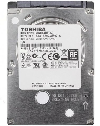 TOSHIBA Mq 500 GB Laptop White SATA Internal Hard Disk Drive (HDD