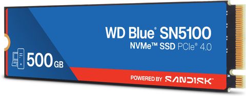 SanDisk WD SN5100 500 GB Desktop, Laptop Blue PCIe NVMe Internal