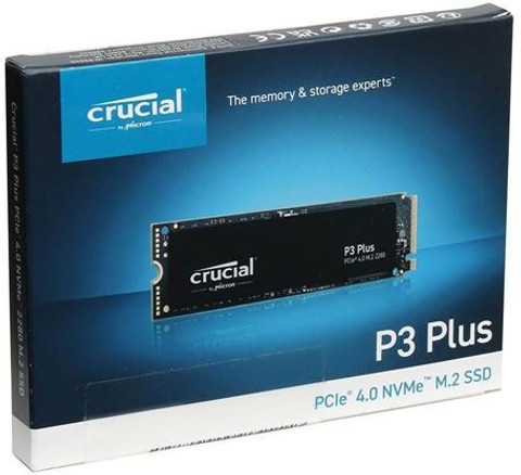 Crucial P3 500 GB All in One PC's Black PCIe NVMe Internal Solid