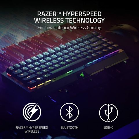 Razer BlackWidow V3 Mini HyperSpeed - 65% Wireless Mechanical