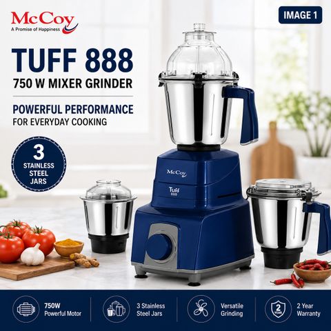 Mccoy Tuff 888 750 W Mixer Grinder Price in India - Buy Mccoy Tuff