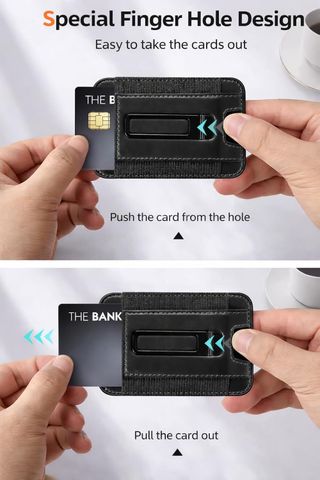mizi Magnetic Wallet (2025 Upgrade), 5-Card Holder, RFID Blocking