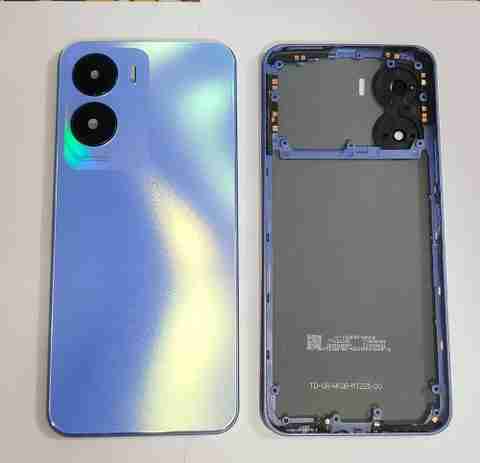 SRaccessories Vivo T2X (5G) (Housing Body) (Side Keys with Middle Body) Full Panel (BLUE) - Image 2