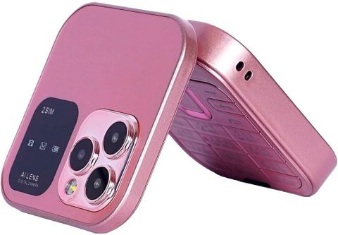 新品未開封 SkyPAD 3.0 XL 限定 Neon Pink ネオンピンク MTOUCH Snexian Rock X Flip Dual Sim Keypad Mobile with 1.8