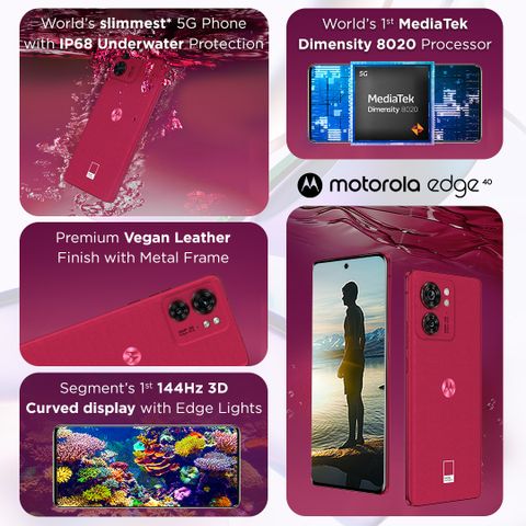 MOTOROLA Edge 40 (256 GB Storage, 8 GB RAM) Online at Best Price
