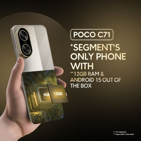 POCO C71 (128 GB Storage, 6 GB RAM) Online at Best Price On