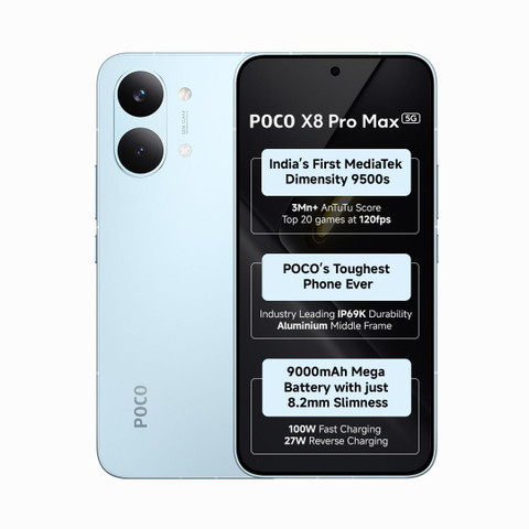 POCO X8 Pro Max (512 GB Storage, 12 GB RAM) Online at Best Price