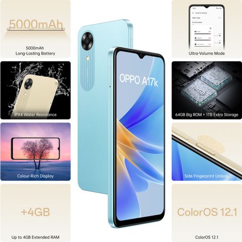 OPPO A17k (64 GB Storage, 3 GB RAM) Online at Best Price On