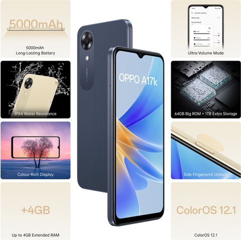 OPPO A17K (64 GB Storage, 3 GB RAM) Online at Best Price On