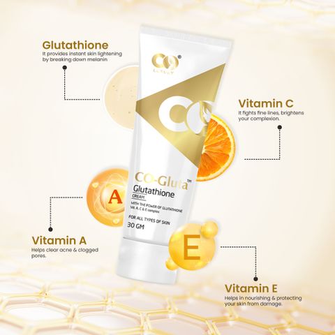 CO Luxury Glutathione Cream with Kojic Acid,Vitamin A,C & E | Skin Whitening - Price in India, Buy CO Luxury Glutathione Cream with Kojic Acid,Vitamin A,C & E