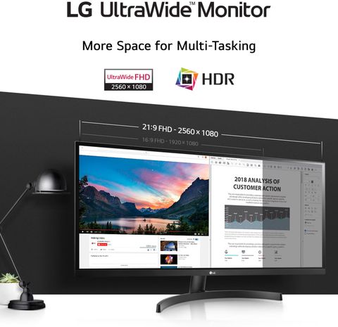LG 73.66 cm (29 inch) WFHD LED Backlit IPS Panel with HDR 10
