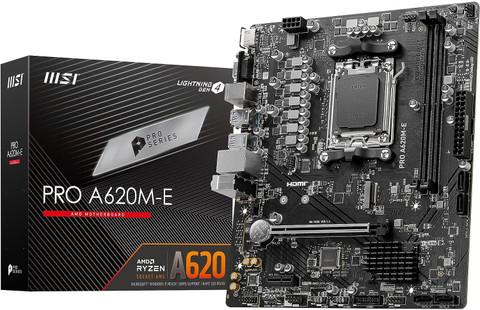 MSI PRO A620M-E DDR5 I m-ATX I Socket AM5 I DDR5 Gaming AM5Socket