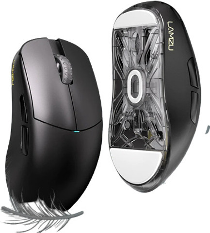 マウス・トラックボール lamzu atlantis mini 4k LAMZU Atlantis Mini 4K Ambidextrous Mechanical Gaming Mouse