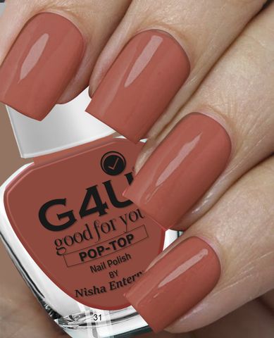 G4U Quick Dry Pop Color Nail Paints (Pack of 4 Pcs)14M2024A32