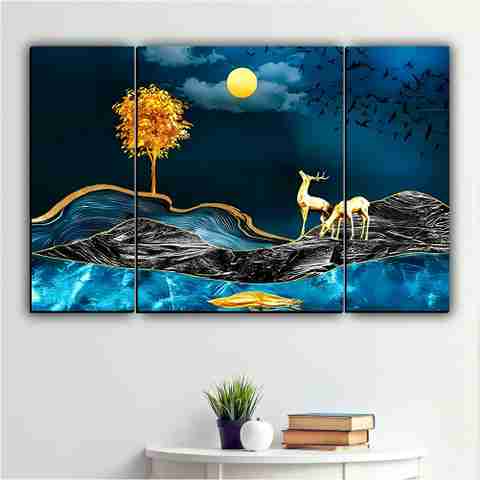 XIDLZ Modern Aesthetic scenery painting canvas for wall art