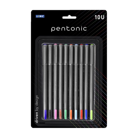 Pentonic 1.0 mm Ball Pen Blister Pack | Sleek Matte Finish Body
