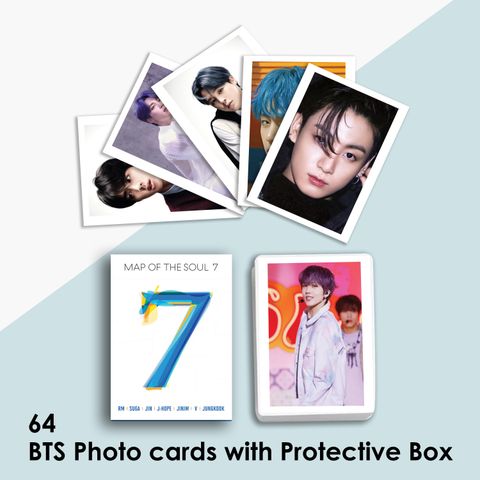 Beautiful BTS Album Map of The Soul 7 Lomo Card For BTS Fan's