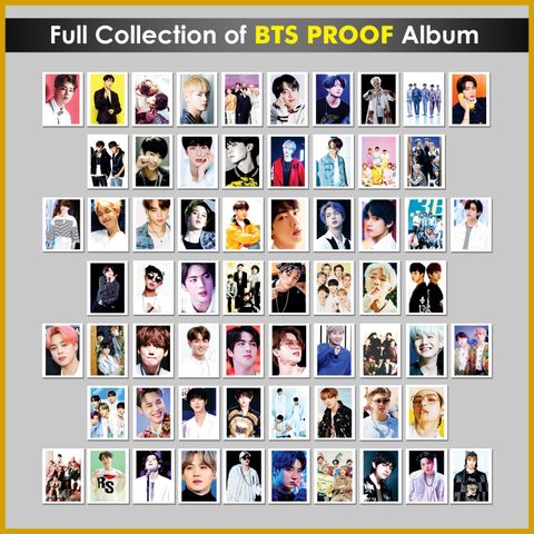 Special BTS Proof Album Photo card For BTS True Fan's ( 