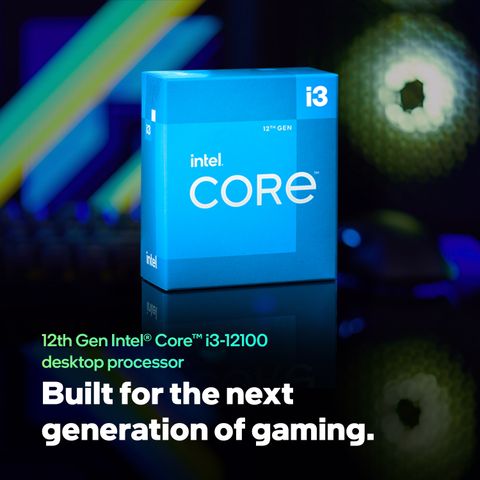 Intel i3-12100 4.3 GHz Upto 4.3 GHz LGA1700 Socket 4 Cores 8