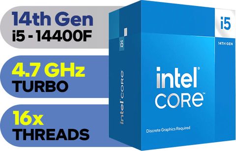 Intel Core i5 14th Generation 14400F (Graphic Card Required for