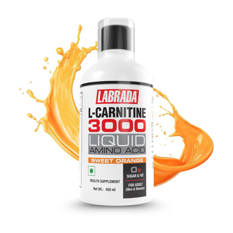 Labrada L-Carnitine 3000mg | Sweet Orange|Liquid Amio Acid with 0 Sugar|30 Servings Price in India - Buy Labrada L-Carnitine 3000mg