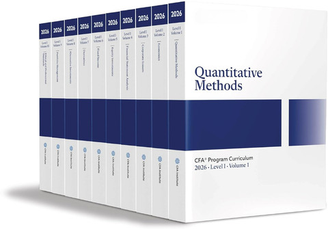 2026 CFA Level 1 Curriculum Box Set – Complete 10-Book Series