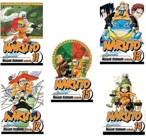 ✴︎初版帯付き✴︎NARUTO 11巻 12巻 13巻 14巻 15巻 16巻 Naruto Set Of 5 (Vol. 11,12,13,14,15): Buy Naruto Set Of 5 (Vol