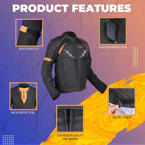 ALLEXTREME WILDFIRE-NG/O-2XL Riding Protective Jacket Price in