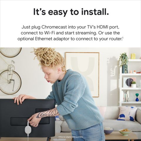 Google Chromecast with TV (HD) Media Streaming Device - Google