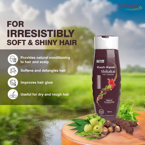 Patanjali Kesh Kanti Shikakai 180ml×10本 PATANJALI Kesh Kanti Shikakai Hair Shampoo 180Ml 2Pcs - Price in