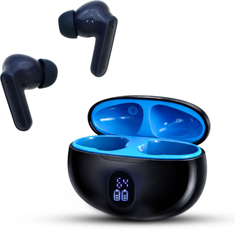 OZAVA TWS Wireless Earbuds - 40H Playtime, LED Display & Quick BT