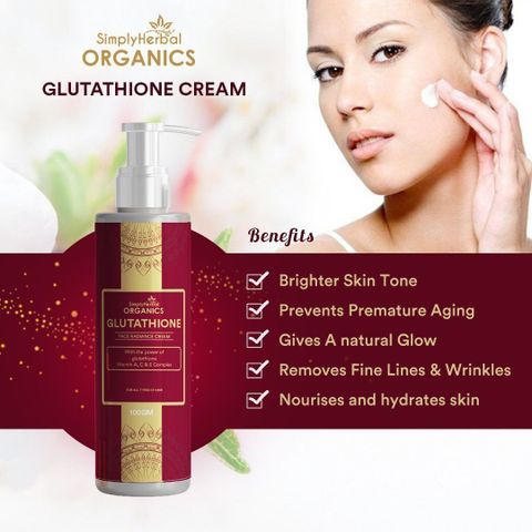 Simply Herbal Organics Botox Anti Aging Cream with Glutathione Cream & Glutathione Face Wash Price in India