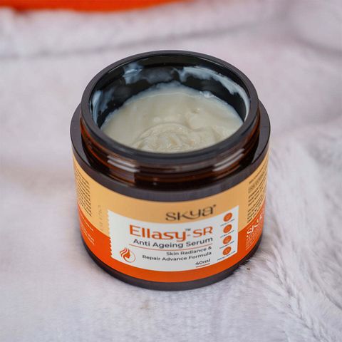 SKYA SKYA ELLASY SR ANTI AGEING SERUM WITH JAPANESE GLUTATHIONE, RATINOL, HYALURONIC ACID, VITAMIN C, NIACINAMIDE & PEPTIDE FOR ANTI AGEING, SKIN BRIGHTENING, SKIN RADIANCE & GLOW, FINE LINES, WRINKLE REDUCTION, ACNE