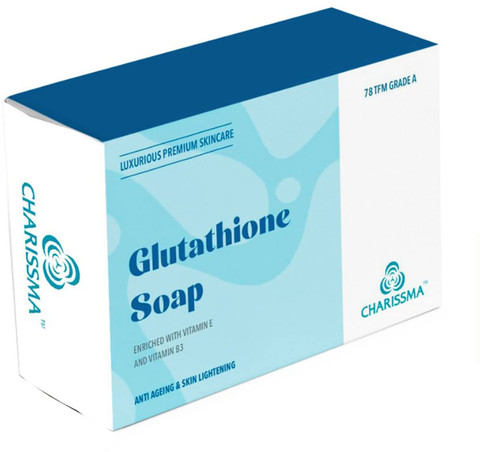 charisma glutathione soap CHARISSMA skin care bath enriched with Vitamin E and Vitamin B3 - 100g… Digestive support Neurobiologix Glutathione Ultra, Antioxidant quantity:5mg