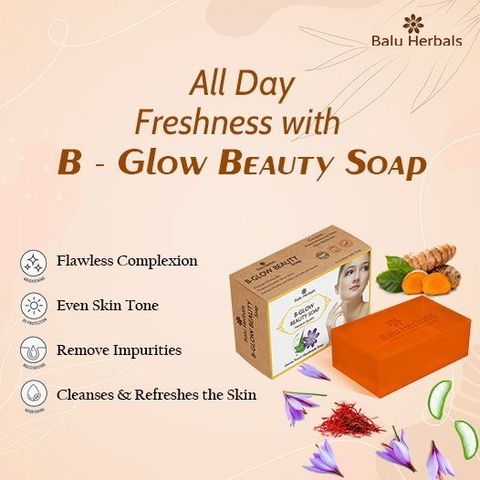 flawless beauty glutathione soap Balu Herbals B-Glow 125G Glutathione Infusion | Modern