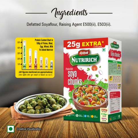 Ashok Soya Chunks Price in India - Buy Ashok Soya Chunks online at