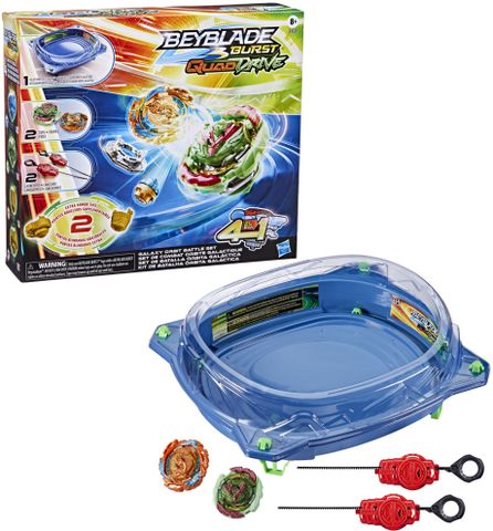 Beyblade Burst Quad Drive バトルセット BEYBLADE Burst QuadDrive Battle Set with Beystadium , 2 Battling