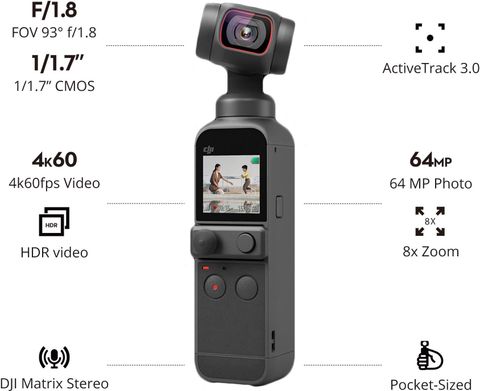 dji Osmo OSMO POCKET 2 Sports and Action Camera Price in India