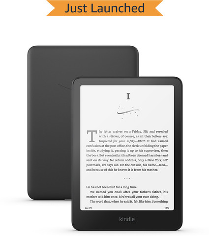 Kindle Paperwhite 12th Gen e-reader - Glare-free Display, Weeks of