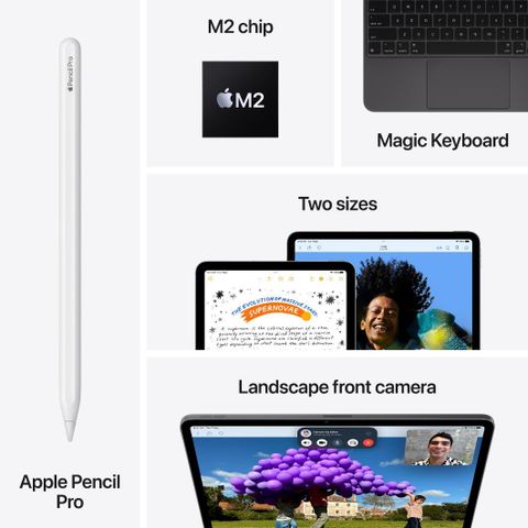 GWセール iPad Air M2 128GB Apple Pencil Pro Apple 2024 iPad Air (M2) 512 GB ROM 13.0 Inch with Wi-Fi+5G Apple