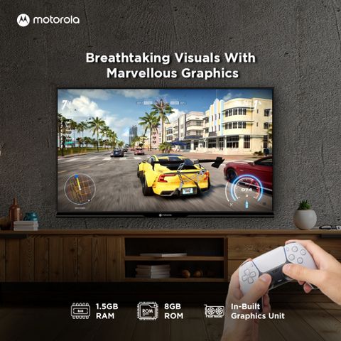 MOTOROLA EnvisionX 80 cm (32 inch) QLED HD Ready Smart Google TV
