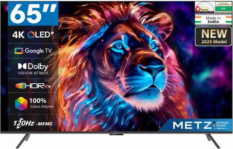 Metz Frameless 164 cm (65 inch) QLED Ultra HD (4K) Smart Google TV